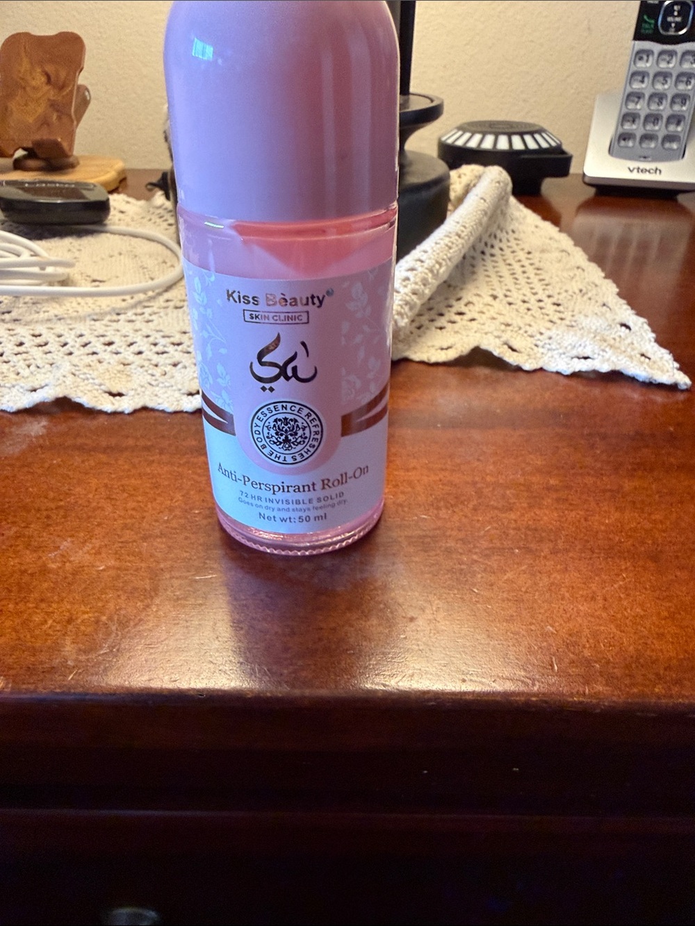 Pink Anti-Perspirant Roll-On
